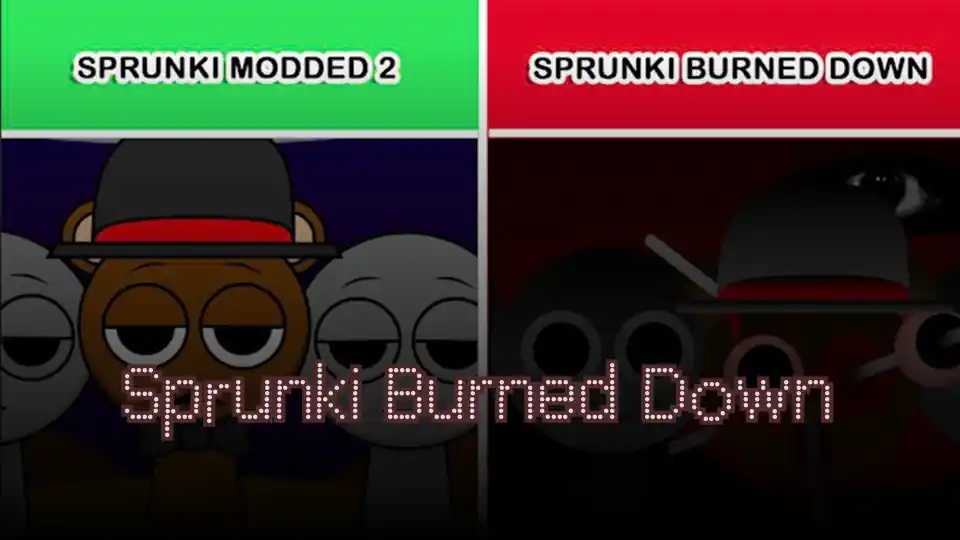 Sprunki Burned Down