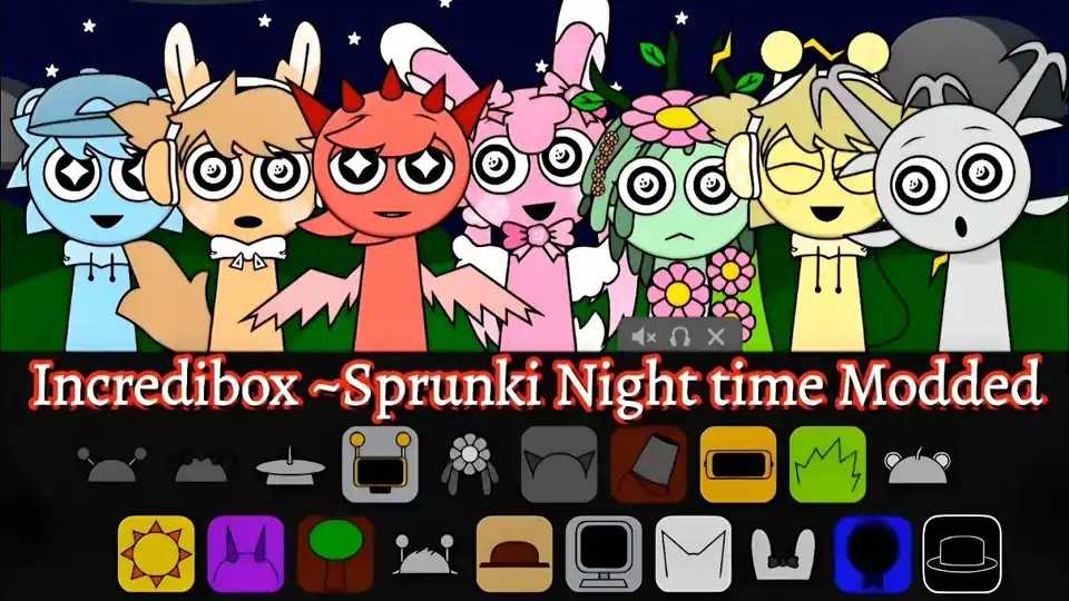 Sprunki Night Time Modded