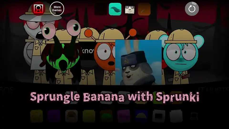 Sprungle Banana with Sprunki