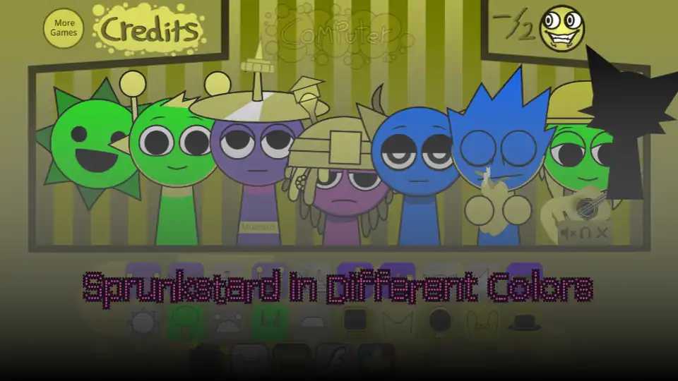 Sprunkstard in Different Colors