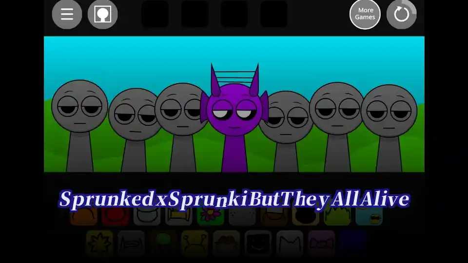 Sprunked x Sprunki But They All Alive