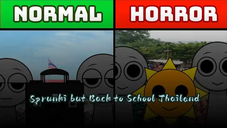 Sprunki but Back to School Thailand