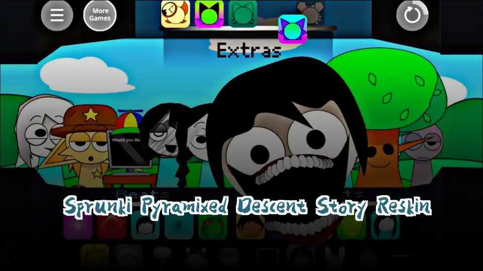 Sprunki Pyramixed Descent Story Reskin